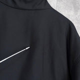 ナイキ ロゴ ショート丈 中綿ブルゾン 中綿ジャケット ブラック - NEWSED