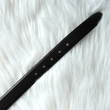 セリーヌ ヴィンテージ サルキー 輪馬車 レザー ベルト ブラック / ゴールド - NEWSED