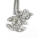 シャネル ココマーク クローバー ラインストーン 喜平 ネックレス シルバー - NEWSED