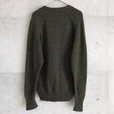 ポロ バイ ラルフローレン ウール カーディガン くるみボタン ロゴ刺繍 カーキ - NEWSED