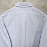 ラルフローレン ポロベア 刺繍 長袖シャツ オックスフォードシャツ サックスブルー - NEWSED