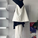 エムエムシックス メゾン マルジェラ レザー ジャパニーズバッグ クラシック トートバッグ ハンドバッグ ホワイト - NEWSED