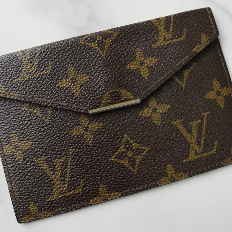ルイヴィトン モノグラム カードケース ブラウン - NEWSED