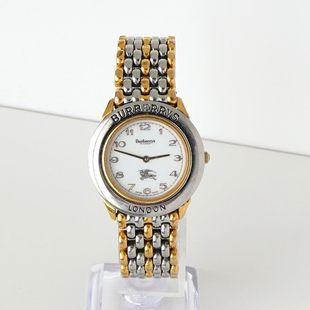 稼働品】BURBERRY / バーバリー クォーツ腕時計 スイス製