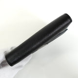 プラダ サフィアーノ レザー トライアングルロゴ 二つ折り財布 ブラック - NEWSED