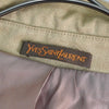Yves Saint Laurent Vintage Wool Balmacaan Coat Long Coat Beige