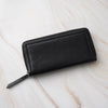 メゾン マルジェラ カレンダータグ 四つタグ レザー ラウンドジップ ロングウォレット 長財布 ブラック