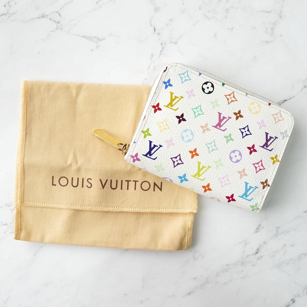 ヴィトン モノグラム マルチカラー ジッピー・コインパース ブロン・リッチ コンパクトウォレット 箱付き