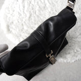 グッチ ジャッキー レザー ワンショルダーバッグ ブラック - NEWSED