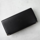 カルティエ マストライン レザー 二つ折り 長財布 ブラック - NEWSED