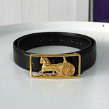 セリーヌ ヴィンテージ 輪馬車 サルキー レザー ベルト ブラック レディース - NEWSED