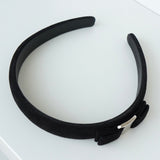 サルバトーレ フェラガモ ヴァラ リボン スエード カチューシャ ブラック - NEWSED