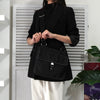 Prada Tessuto 尼龙和 Saffiano 皮革单肩包（黑色）