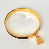 エルメス ケリー バングル ゴールド/ブラック - NEWSED