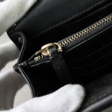 ヴァレンティノ ロックスタッズ レザー チェーンショルダー ショルダーバッグ ポシェット ブラック / ゴールド - NEWSED