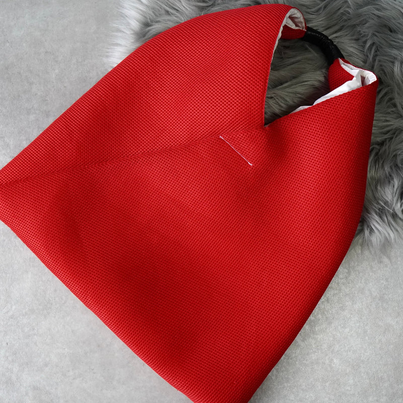 メゾンマルジェラ エムエムシックス メッシュ ジャパニーズバッグ クラシック レッド - NEWSED