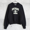 Ami Paris College Logo Sweatshirt Black