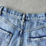 エムエムシックス メゾン マルジェラ スラッシュディティール デニム ジーンズ ブルー - NEWSED