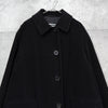 Jil Sander Angora Long Coat Wool Coat Black