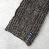 Ralph Lauren Alpaca Wool Low Gauge Long Scarf Gray Brown