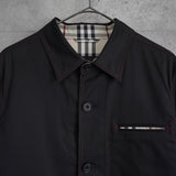 バーバリー ブラック レーベル 一部ノバチェック ステッチ ジャケット ブラック - NEWSED