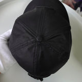 カナダグース ロゴ キャップ 帽子 ブラック - NEWSED