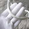 Jil Sander Tangle 白色小号皮革单肩包