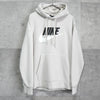 Nike 徽标连帽衫（灰白色）