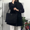 Prada Pocono Tessuto Nylon Tote Bag Black