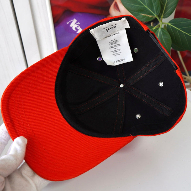 アミ パリス アミパリ ハートロゴ キャップ 帽子 レッド | ブランド