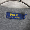 Polo Ralph Lauren 徽标刺绣半拉链灰色运动衫