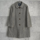 バーバリー ヴィンテージ ツイード ステンカラーコート レディース ベージュ - NEWSED