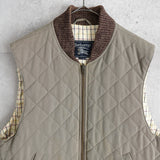 バーバリー フェイクレイヤード レザー襟 ハーフコート ハンティングジャケット ライナー付き グレーカーキ/ブラウン - NEWSED