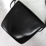 セリーヌ サークルロゴ金具 レザー ショルダーバッグ ブラック - NEWSED