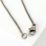 シャネル カメリア ココマーク ネックレス シルバー / ブラック - NEWSED