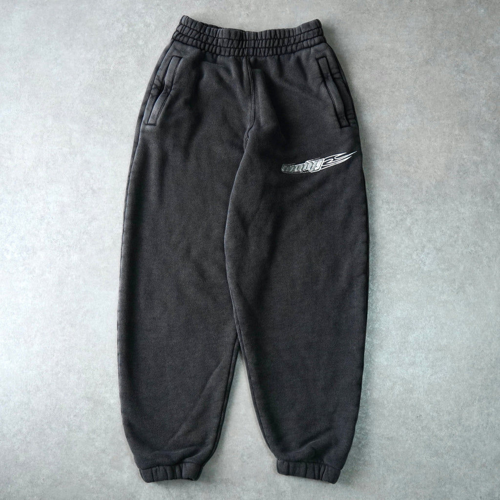 アレキサンダー ワン ロゴ スウェットパンツ グレー