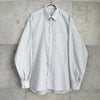 バレンティノ ガラヴァーニ ヴィンテージ ストライプ柄 ロゴ 刺繍 長袖シャツ グレー