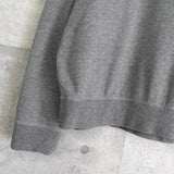ポロ ラルフローレン ロゴ 刺繍 ハーフジップ スウェット グレー - NEWSED
