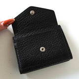 メゾン マルジェラ 四つタグ レザー 三つ折り財布 ブラック - NEWSED