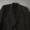 クリスチャン ディオール ヴィンテージ ウール シングル テーラードジャケット ブラウン