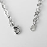 クリスチャン ディオール レインボーロゴ ハート シルバー ネックレス - NEWSED