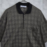 ジバンシィ ヴィンテージ 半袖ポロシャツ グレージュ / ブラック - NEWSED