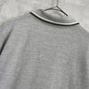 Fred Perry 徽标刺绣灰色短袖 Polo 衫