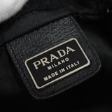 プラダ ポコノ テスート ナイロン トートバッグ トライアングルロゴ ブラック - NEWSED