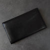 Prada Saffiano Leather Bi-fold Wallet Long Wallet Triangle Plate Black