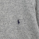 ポロ ラルフローレン ロゴ 刺繍 ニット グレー - NEWSED