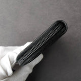 プラダ サフィアーノ レザー コインケース 三角プレート ラウンドジップ ブラック - NEWSED