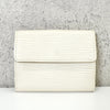 Louis Vuitton Epi Ludlow 白色象牙色双折钱包
