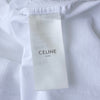Celine Triomphe 白色刺绣超大长袖衬衫