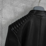 プラダ ダブル レザージャケット レディース ブラック - NEWSED